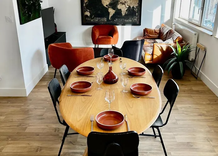 Апартаменты Thermal 6 Personnes Avec Garage Нанси